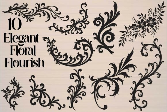 Download Elegant Floral Flourish - Elegant Collection