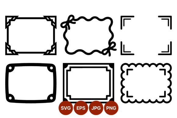 Download Black White Frame Set - White frame Collection