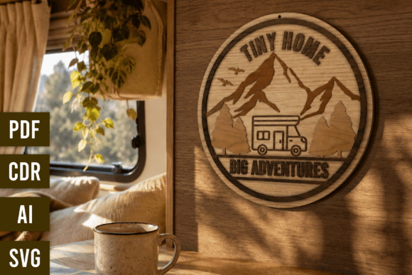 Download Tiny Home Wall Art SVG - Home wall Collection