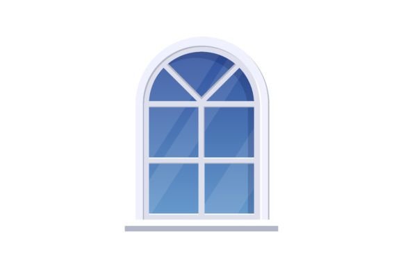 Download Window with White Frame. Glass Window on - White frame Collection