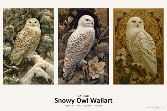 Download Snowy Owl Wallart - Premium Resources