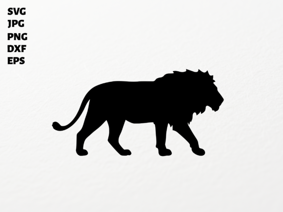 Download Majestic Lion Silhouette SVG for Cricut - Premium Bundle