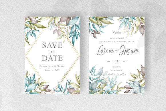 Download Elegant Floral Frame Wedding Invitation - Elegant Collection