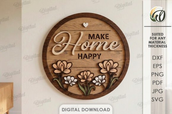 Download 3D Home Wall Decor Laser Cut - Home wall Collection