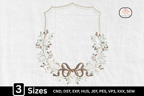 Download Leaf Monogram Elegant Floral Frame - Elegant Collection