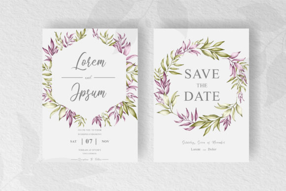 Download Elegant Floral Frame Wedding Invitation - Elegant Collection